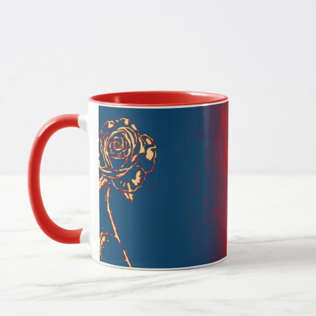 Abstrakt Ro Ceramic Mugg (Vänster)