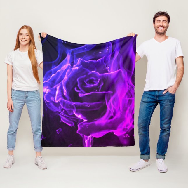 Abstrakt ro fleecefilt (På plats)