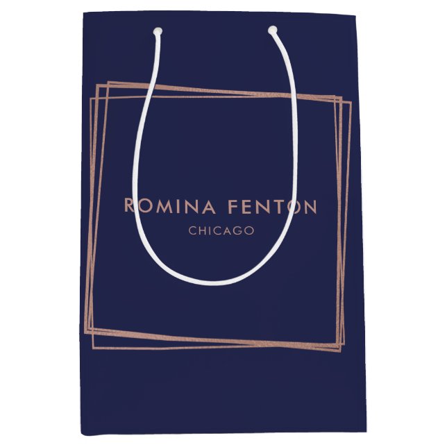 Abstrakt Ro Guld Foil Ramar Modern Professionell (Framsidan)