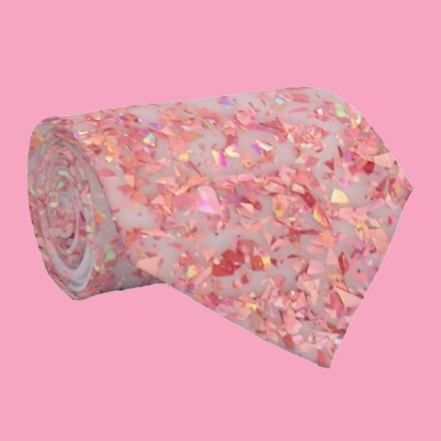 Abstrakt Ro Guld Rosa Glitter, färgbildande högtid Slips (Skapare uppladdad)