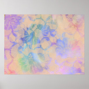 Abstrakt Ro i Pastel Färg Poster