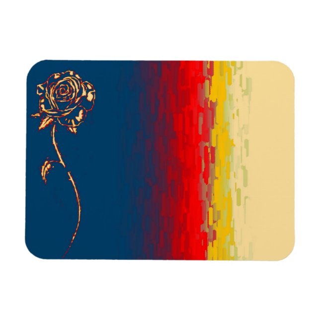 Abstrakt Ro Magnet (Horisontell)