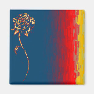 Abstrakt Ro Magnet