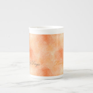 Abstrakt Ro (Orange) Mugg Benporslin Mugg