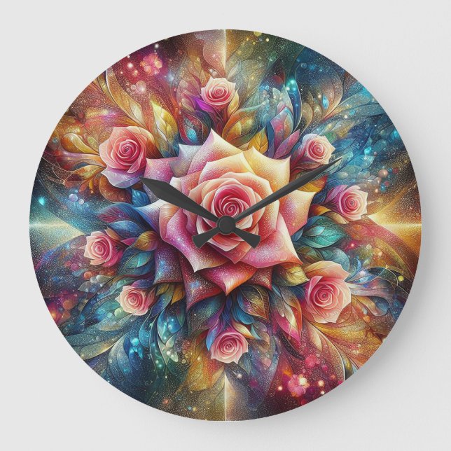 Abstrakt Ro Stor Klocka (Framsida)