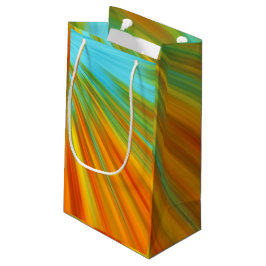 Abstrakt röd gult orange grönt rand på blå