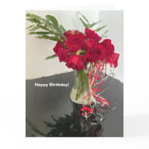 ABSTRAKT RÖD ROS i VAS