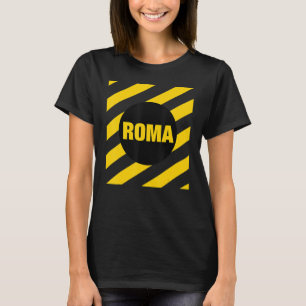 Abstrakt Rom Italien Square Stil Roma Italia Illus T Shirt