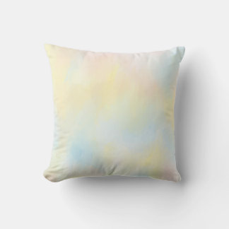       Abstrakt rosa av modern pastellblått gult  Kudde