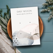 Abstrakt Rosa blått vattenfärg 2 Visning vid läsni