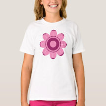 Abstrakt Rosa Blomma Illustration