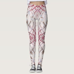 Abstrakt rosa dynamisk textur leggings