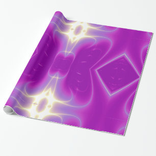 ABSTRAKT ROSA FUCHSIA LIGHT VINKARARE OCH SWIRL PRESENTPAPPER