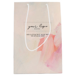 Abstrakt Rosa & Korall Konst Företagets Logotyp Va