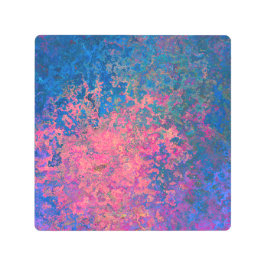 Abstrakt, Rosa, Lila och blått, Alkohol Bläck