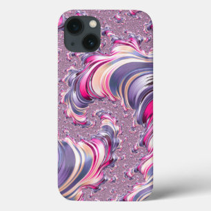 Abstrakt Rosa Lila Spiral Fractal