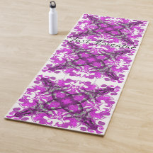 Abstrakt rosa mandala, psychedelic butterfly