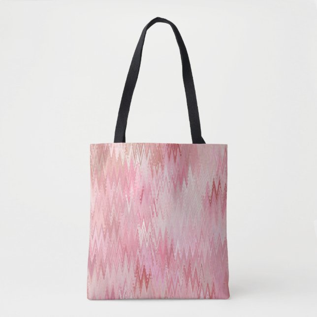 Abstrakt Rosa Mosaic Background Illustration Tygkasse (Framsida)