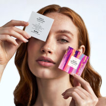 Abstrakt rosa och guld glitter penselmakare