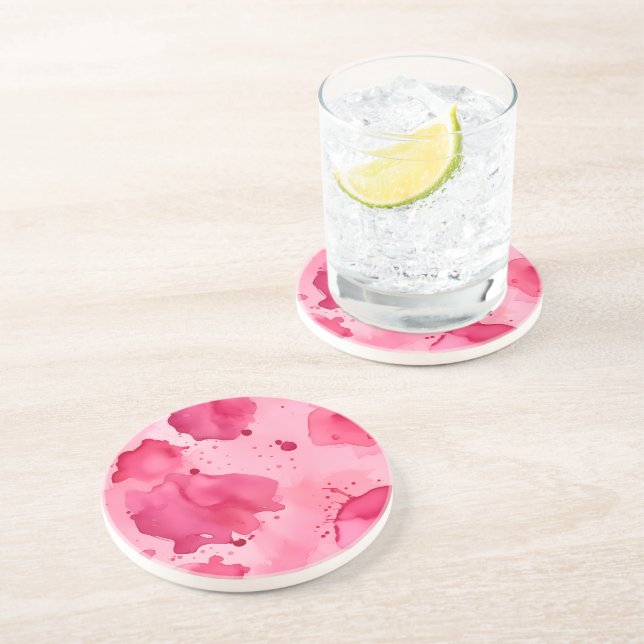 Abstrakt Rosa på Rosa  Underlägg (Sidan)