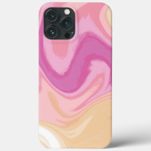 Abstrakt Rosa Rand Modern Mobil Girly