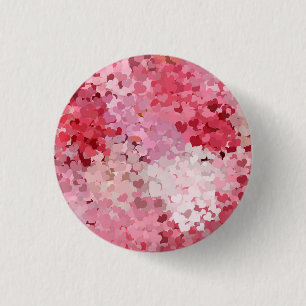 Abstrakt Rosa Red Lila Vit modern färgstark Knapp