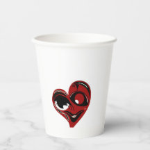 Abstrakt, rött hjärta