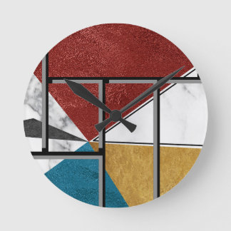 Abstrakt Rund Klocka
