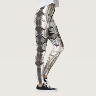 Abstrakt-rustningsdesign på ett leggings