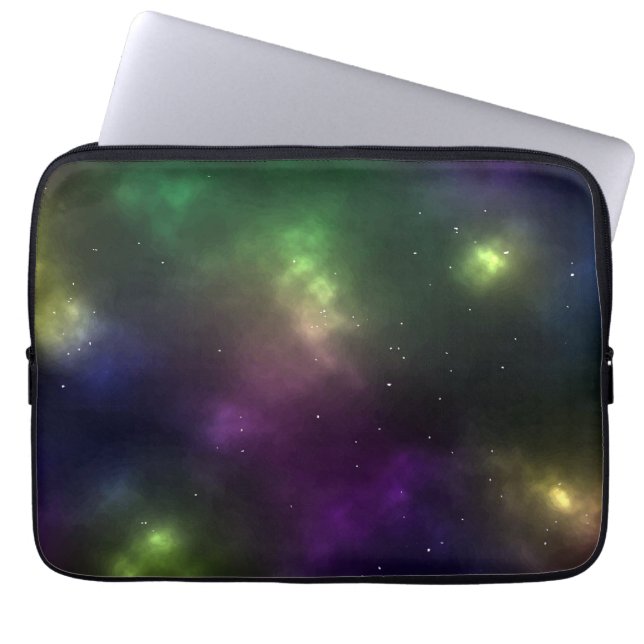 Abstrakt rymd stjärnbildsdesign laptop fodral (Framsidan)
