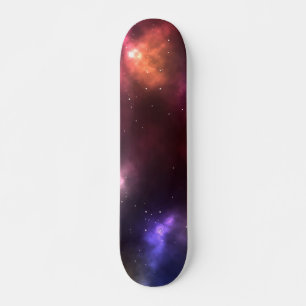 Abstrakt rymd stjärnbildsdesign mini skateboard bräda 18,5 cm