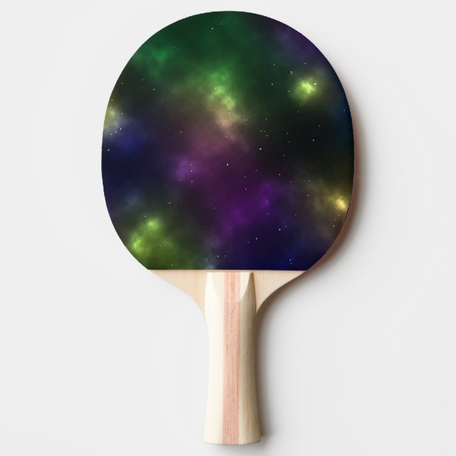 Abstrakt rymd stjärnbildsdesign pingisracket (Framsidan)