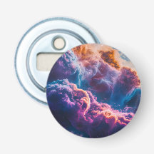 Abstrakt rymdnebulosa konst - Färgrik kosmisk