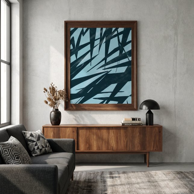 Abstrakt samtida minimalistisk unik geometri poster (Skapare uppladdad)