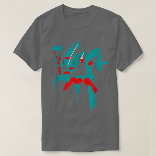 Abstrakt Samurai art. 2 T Shirt (Design framsida)