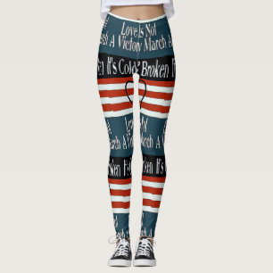 Abstrakt Sång stil Leggings
