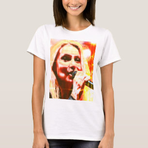 Abstrakt sångare Musikälskare T Shirt