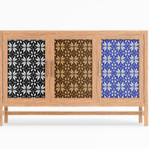 Abstrakt Scandinavian Geometric Blommönster