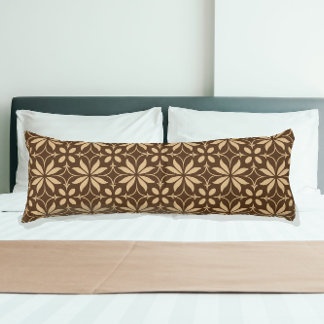 Abstrakt Scandinavian Geometric Blommönster Kroppskudde