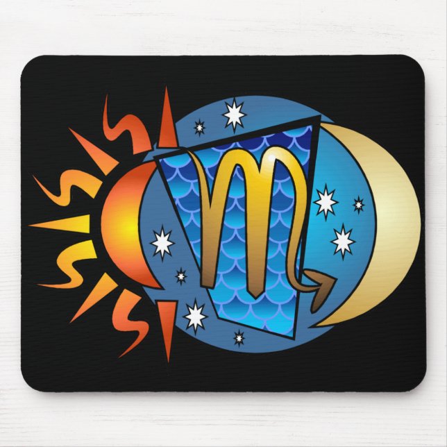 Abstrakt Scorpio Mousepad Musmatta (Framsidan)