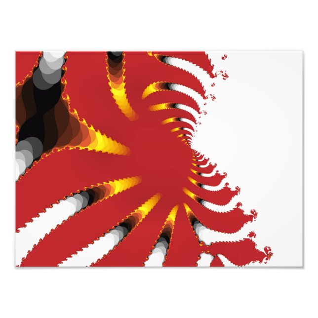 ABSTRAKT SEA ANEMONE FOTOTRYCK (Framsidan)