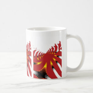 ABSTRAKT SEA ANEMONE KAFFEMUGG