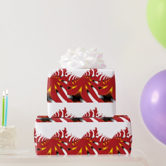 ABSTRAKT SEA ANEMONE PRESENTPAPPER (Festgåvor)