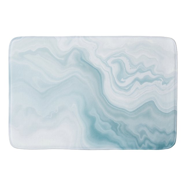 Abstrakt Sea Foam Rendering med fintvätt Badrumsmatta (Framsidan)