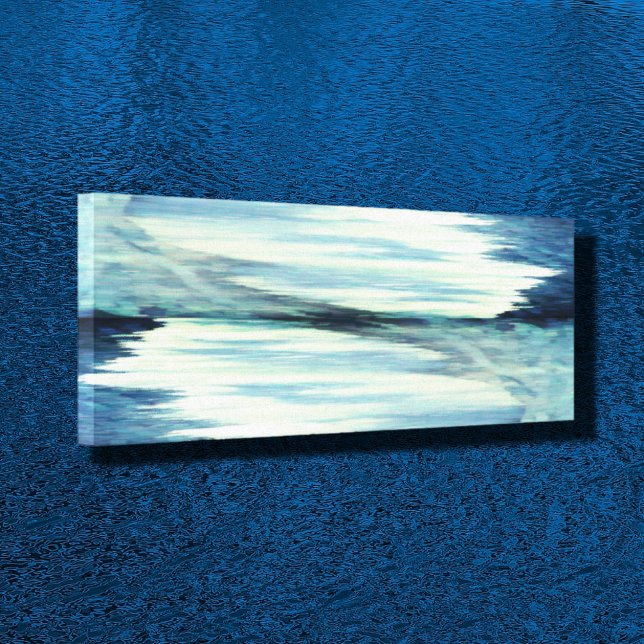 abstrakt Sea vinkar no2 Canvastryck (Skapare uppladdad)