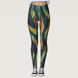 Abstrakt Serpent Leggings