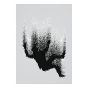 Abstrakt Shadowfall: Flytande Silhuett Fototryck