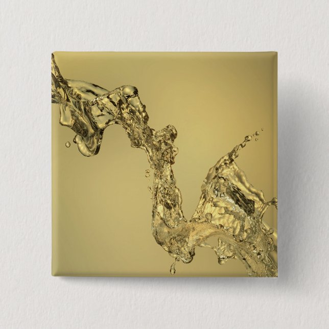 Abstrakt Shape som bildas av plaska vatten Knapp (Framsida)