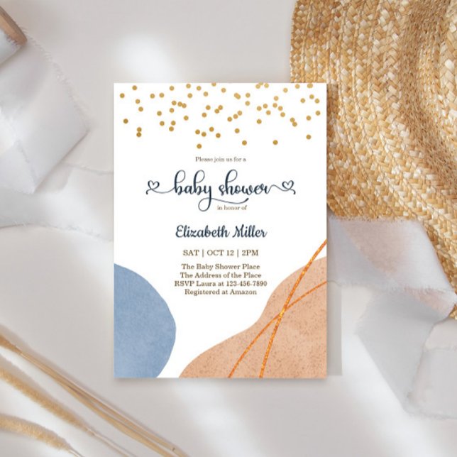 Abstrakt Shapes Boho Baby Shower (Skapare uppladdad)