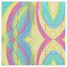 Abstrakt Shapes Mönster Rosa Gult Grönt Blue